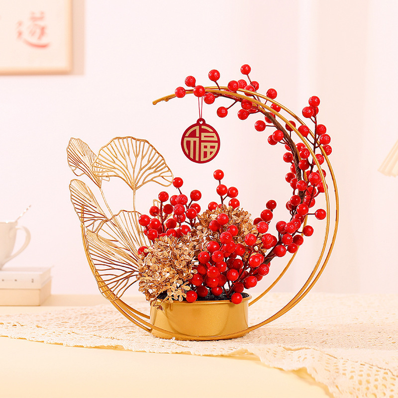Panier de fleurs de récolte de cinq grains