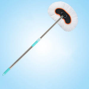 2025 nouvelles brosses de nettoyage de voiture à long manche rotatif réglable lavage de voiture tête en Fiber de lait spécial dépoussiérage <span class=keywords><strong>Duster</strong></span> - Product Image 3