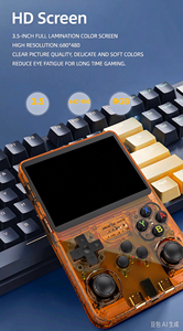 Console de jeu vidéo portable rétro classique 128G R36S 3,5 pouces, écran couleur HD, console de jeu portable - Product Image 6