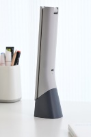 Lampe de poche carrée simple en ABS moderne, lampe de bureau LED portable, flexible, à pression longue durée, à gradation progressive, multifonctionnelle