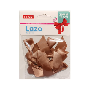 Nastro ILAN Lazo 20 mm color caffè per decorazioni e lavori artigianali - Product Image 1