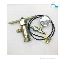 Kit Pengisi Nitrogen Palu Hidrolik untuk HM720 HM960 HM1000 HM1500 HM2000 Breaker, Meter Pengisian Gas N2, Suku Cadang