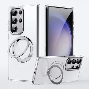 <span class=keywords><strong>Coque</strong></span> de téléphone magnétique à rotation 360 pour Samsung Galaxy S23 Ultra S21 Plus <span class=keywords><strong>S22</strong></span> Porte-anneau <span class=keywords><strong>Coque</strong></span> <span class=keywords><strong>transparente</strong></span> givrée - Product Image 6