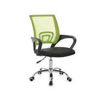 Chaise de bureau ergonomique pivotante en maille, réglable, pour la maison, les loisirs et les tâches informatiques