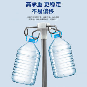 Support de perfusion télescopique mobile pour hôpitaux, cliniques, salons de beauté - Chariot de perfusion médical réglable en hauteur - Product Image 6