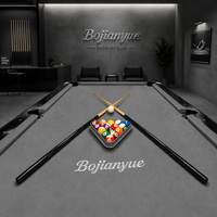 Tissu de billard pour table de billard, feutre mélange laine-nylon pour billard à neuf boules, idéal pour salle de billard et usage domestique, avec 6 bandes de rebond.