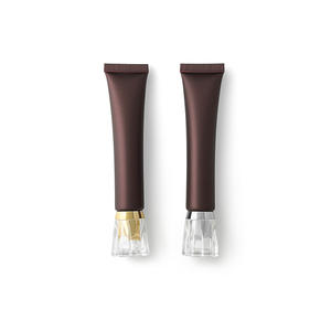 Tubo de extrusión de crema BB de plástico suave Marrón mate de 20ml 20g lápiz labial tubo vacío ojos para botella de esencia para mascarilla facial 20ml - Product Image 5