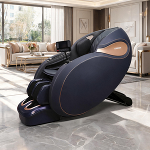Silla <span class=keywords><strong>de</strong></span> Masaje LEERCON Base 4 con Ruedas, Sincronización Corporal Completa, Pro Masaje, Inducción <span class=keywords><strong>de</strong></span> Sueño Profundo, Diseño Contorneado, Cabina Ciberespacial, Grado Profesional - Product Image 1