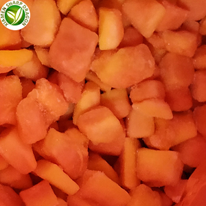 Giá bán buôn <span class=keywords><strong>iqf</strong></span> đu đủ đông lạnh khối xúc xắc lát thái lát khối thái hạt lựu cắt nhỏ cắt nhỏ đóng băng số lượng lớn không đường - Product Image 2