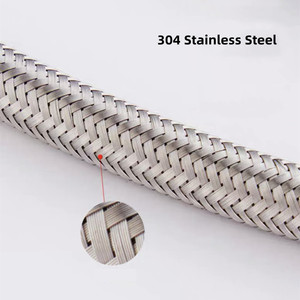 Deao-tubería de suministro de agua G9/16 G3/8 G1/2 de alta elasticidad, <span class=keywords><strong>manguera</strong></span> Flexible de acero inoxidable para <span class=keywords><strong>cocina</strong></span> y baño - Product Image 5