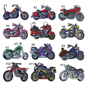 Parches Bordados Termoadhesivos Estilo Motero <span class=keywords><strong>Vintage</strong></span> para Motocicleta - Product Image 2