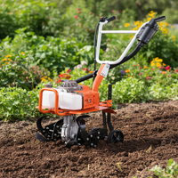 Motoculteur agricole léger à essence avec fonction de désherbage – Machine efficace pour le prétraitement et le desserrage du sol agricole