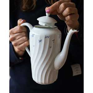 Service à thé et à café Richard Ginori Ancona 12 pièces - Product Image 1