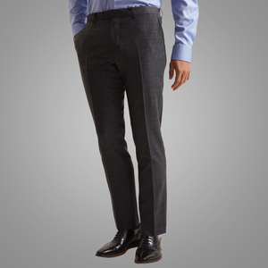 Di alta Qualità Elegante Equipaggiata Grigio Lavorato Formale Affari Abiti Da Uomo Vestiti 3 Pezzi Set degli uomini di Indossare in Ufficio - Product Image 5