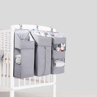 Sac de rangement suspendu pour lit de bébé, sac de rangement suspendu pour couture, organisateur suspendu pour pépinière, organisateur de berceau, poussette, sacs à couches