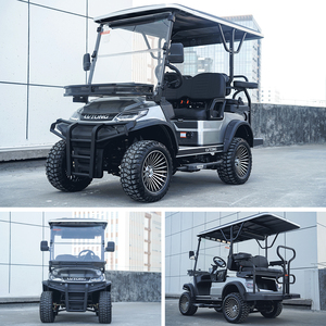 Voiture de golf électrique LVTONG 4 places avec suspension surélevée et pneus tout-<span class=keywords><strong>terrain</strong></span> - Product Image 2