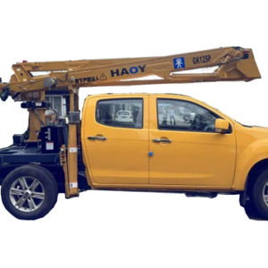 Nueva plataforma de trabajo aéreo de pluma plegada de nudillo hidráulico eléctrico de <span class=keywords><strong>12m</strong></span> a la venta transmisión automática diésel - Product Image 1