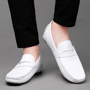 Mocassini da <span class=keywords><strong>uomo</strong></span> di nuovo stile transfrontaliero, alla moda coreana, slip-on, comodi, a punta larga, estivi, traspiranti, antiscivolo - Product Image 3
