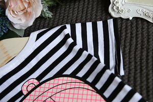 T-shirts en tissu 100% coton à imprimé cartoon pour filles, provenant d'un fournisseur chinois - Product Image 4