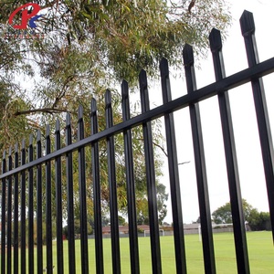 Clôture de jardin en acier galvanisé avec finition en <span class=keywords><strong>fer</strong></span> forgé et grille métallique décorative – Vente directe usine - Product Image 4