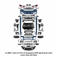 Kit de conversion avant-arrière Sport Style M760 pour BMW Série 7 G11 G12 2016-2018 vers 2019-2022, mise à niveau directe avec feux