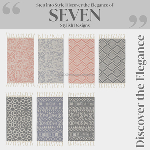 Juego de 2 Toallas pequeñas de cocina turca Terry Hand, Peshkir, Pestemal Farmhouse toallas de mano decorativas Nuevo estilo Rústico de secado rápido - Product Image 6