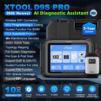Escáner OBD2 XTOOL D9S Pro, Herramienta de Programación de ECU para Autos, Programador de Llaves Automotrices para Todas las Llaves Perdidas con Más de 45 Funciones de Reinicio (Envío desde Almacén en EE. UU.)