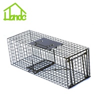Trampa de jaula para control de roedores para ratas humanas al aire libre, trampa para Animales vivos de alta resistencia para ardillas, conejos