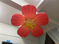 Fleur gonflable de plafond d'Alice avec l'éclairage de LED pour la décoration de boîte de nuit
