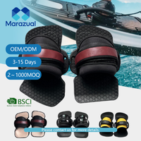 Pelindung Kaki Papan Selancar Anti-Selip Karet Narazual Multiwarna untuk Selancar Air, Wakeboarding, dan Kiteboarding