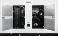 Générateur diesel silencieux 300 kW 300 kVA 480 V, démarrage automatique, démarrage à distance, châssis ouvert, ATS, certifié CE ISO