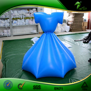 Costume <span class=keywords><strong>Gonfiabile</strong></span> Personalizzato a Forma di Gonna, <span class=keywords><strong>Vestito</strong></span> da Principessa in PVC Blu - Product Image 5