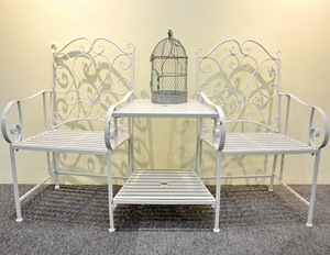 Chaises pliantes de jardin en métal <span class=keywords><strong>forgé</strong></span> pour bistro en plein air - Product Image 6