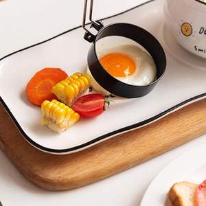 Anneaux à crêpes ronds en silicone, moule à œufs frits et omelettes, pour petit-déjeuner et sandwichs, avec anneau de cuisson pour œufs - Product Image 5