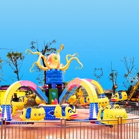 Manège d'attraction de carnaval commercial de haute qualité : Grand pieuvre rotative