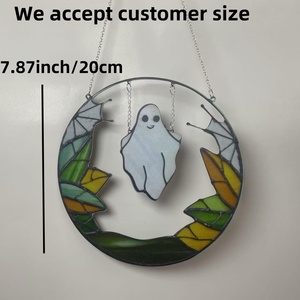 Décoration Suspendue Artisanale Impression UV Design Rustique <span class=keywords><strong>Sorcière</strong></span> en Fer Effet Vieilli pour Pâques, Halloween, Anniversaire, Intérieur/Extérieur, Fenêtre - Product Image 5