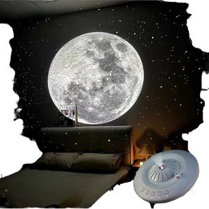 Projecteur <span class=keywords><strong>Planétarium</strong></span> UFO LED ABS, Veilleuses Minimalistes à Abat-jour Blanc pour Chambre d'Enfant, Plafond et Home Cinéma - Product Image 2