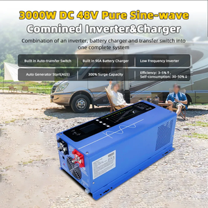 Prix de gros Système solaire hors réseau 6kW 3kW 1kW à onde sinusoïdale pure, sortie monophasée pour usage domestique, onduleur solaire basse fréquence HC - Product Image 1