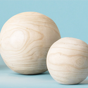 Balle <span class=keywords><strong>en</strong></span> <span class=keywords><strong>bois</strong></span> de paulownia de 25 cm, grande balle <span class=keywords><strong>en</strong></span> <span class=keywords><strong>bois</strong></span> non finie pour la décoration de table de ferme ou de bureau - Product Image 3