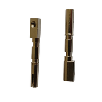Connecteur électronique professionnel usiné CNC, plaqué or ou argent, pour brochage de fils sur carte, 2,5 mm