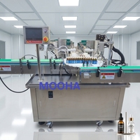 Machine de remplissage et de bouchage de flacons en verre 20 ml pour huiles de soin et produits chimiques de laboratoire avec compte-gouttes