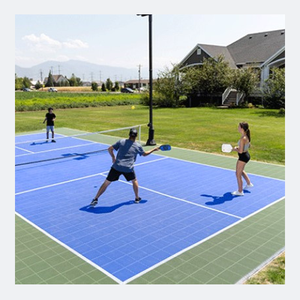 Hot Canchas <span class=keywords><strong>De</strong></span> pickleball <span class=keywords><strong>cancha</strong></span> <span class=keywords><strong>de</strong></span> baloncesto enclavamiento <span class=keywords><strong>de</strong></span> plástico elevado PP TPV suelo deportivo - Product Image 1