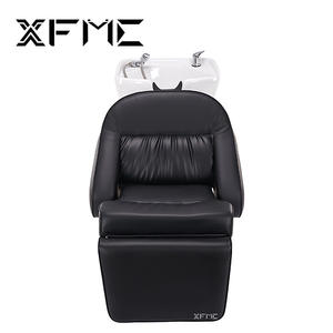 Sillón Eléctrico de Lavado de Cabello XFMC de Fábrica, Moderno y Cómodo, de Cuero PU, Equipo de Salón, Cama de Masaje para Headspa con Lavabo - Product Image 2