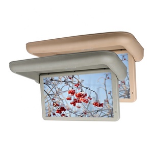 Viewtech 18.5 inch 12V Android TV lật xuống xe buýt cơ giới trần thông minh có thể gập lại TV xe mái Màn Hình Xe Buýt màn hình với USB - Product Image 1