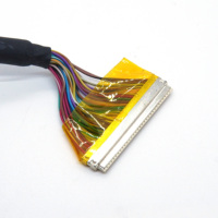FI-X 30pin LCD TV Lvds écran ligne câbles câble EDP pour carte pilote LCD câble d'alimentation droit