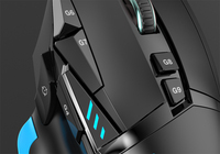 Mouse Gaming Nirkabel 2.4Ghz Sensor Pixart 3325 Hero 10000 DPI RGB Ultra-Ringan 10 Tombol yang Dapat Diprogram Baterai Tahan Lama