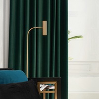 XinLan nordique velours rideaux vert Olive rideaux occultants chambre salon couleur unie couture rideau
