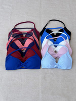 Ensemble de vêtements de sport pour femmes OEM, haute élasticité, dos nu, sans couture, respirant, ensemble deux pièces pour les entraînements