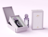 Nouvelle boîte de parfum d'emballage personnalisé pour bouteille de parfum de 50ml 100ml avec boîte d'emballage en papier avec logo boîte de papier à aimant rabattable