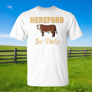 Camiseta Hereford The Party Funny Cow Farm - Product Image 3